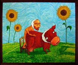 El pintor, el amor y la vaca loca, 2007 (col. privada)